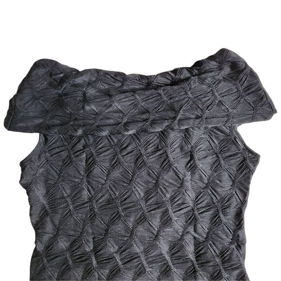 STUDIO JPR Black Textured Blouse Top sz M - Picture 6 of 11